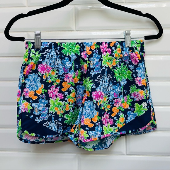 NWT XS Disney X Lilly Pulitzer Ocean Trail Short, Lilly Loves Disney - Picture 2 of 8